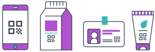 QR code on products