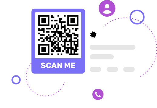 QR код на визитке