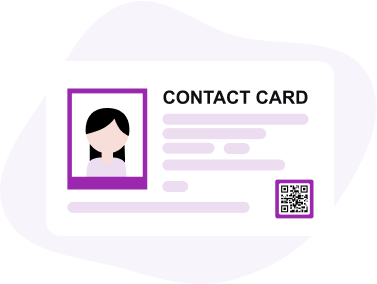 Tarjeta de contacto QR