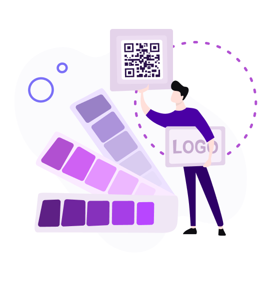 QR met kleuren