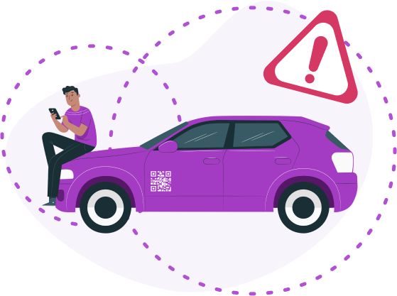 QR предметы в движении
