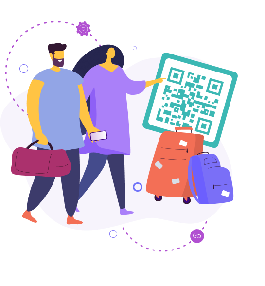 Бирка с QR-кодом