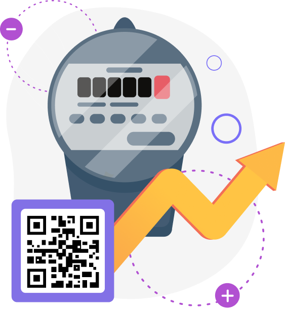 QR показания счётчиков 